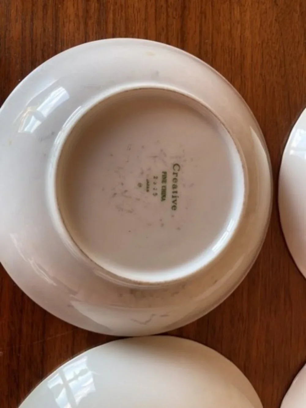 4 Vintage Creative Fine China Regency Pink Rose Fruit Bowls 5.5